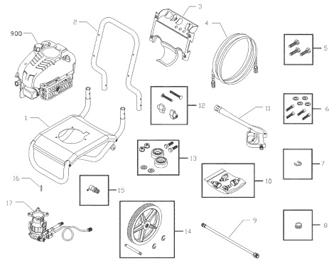 Craftsman Pressure Washer 580752410 Parts